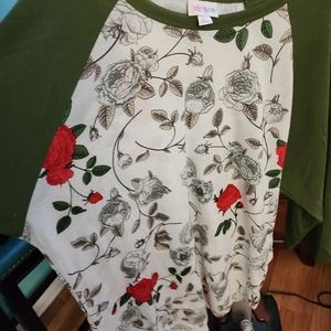 LuLaRue 3/4 sleeve top